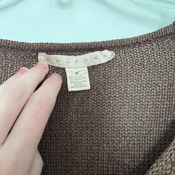 Women's Brown Sweater - Picture 2 of 3